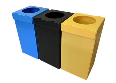 Recykling Pojemnik na odpady Składane pudełko z tektury falistej PP