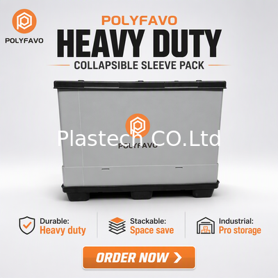 jakość  Logistics Packaging Shipping Boxes 1220 * 1140* 900 mm Plastic Storage Container Panel Sleeve Box fabryka