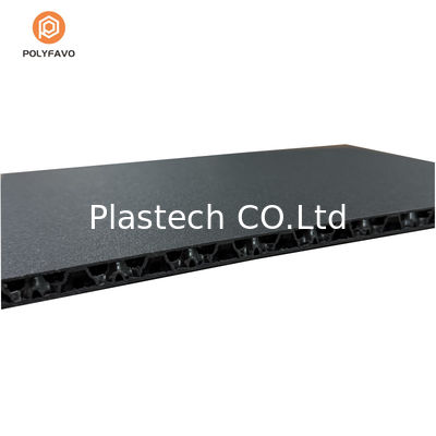 Brutalny teksturowany 10 mm czarny płytka z pączkami PP do skrzynki lotniczej