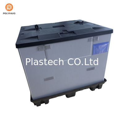 Pakowanie z przezroczystego tworzywa sztucznego HDPE w rozmiarze 1200x1000x900mm, sztaplowane