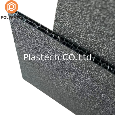 10mm 3200gsm Panel z plastra miodu Akcesoria do skrzyń transportowych Rozmiar 2300*1200mm Czarne panele transportowe