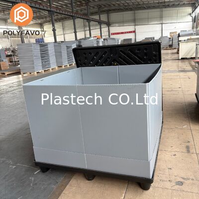 Pojemność ładunkowa 500 kg Pudełka do wysyłki 1220 * 1140 * 900 mm Plastikowy pojemnik do przechowywania