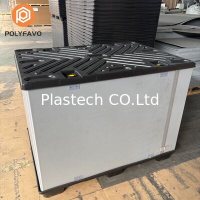 Dwuczęściowe pudełko z ramą typu C, składane pudełko z rękawem i wyściółką EVA, plastikowa paleta bazowa, pudełko zwrotne luzem