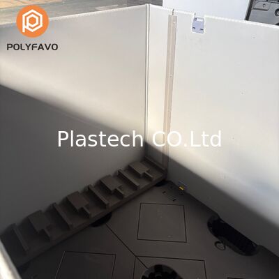 Pudełko z rękawem palet Two Type C Coaming, EVA Lining Wewnętrzna ochrona składany, wielokrotnie używalny plastikowy kontener podłogowy palety